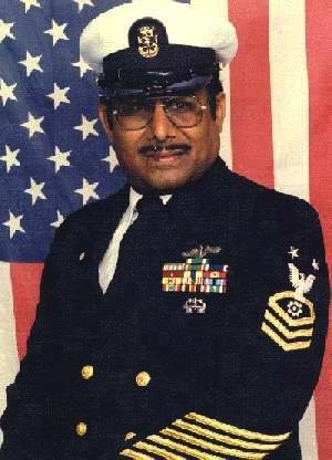 ENCM(SS) Larry M. Aguilar before Retirement on June 1, 1992